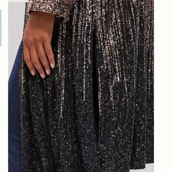 ANTHROPOLOGIE Dulcinea Sequined Duster Jacket - Picture 10 of 10